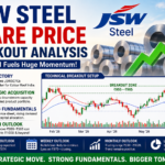 JSW Steel Share Price breakout analysis chart showing bullish momentum after NCLT approval and strategic acquisition update on NSE India.